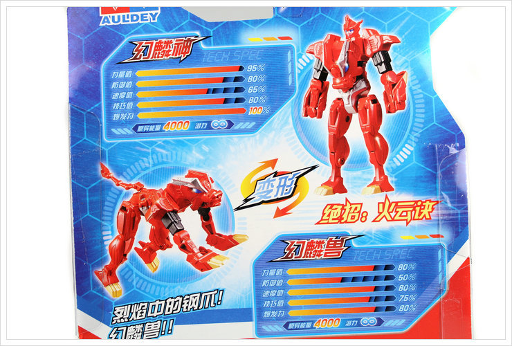 正品奥迪双钻超兽武装575301精装版幻麟兽两种变形正版