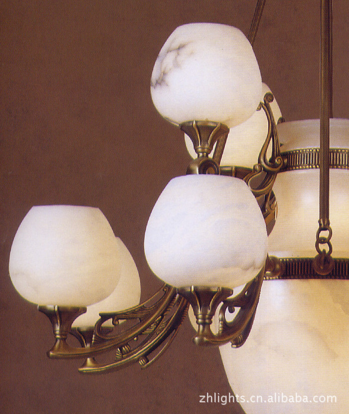 厂家大量供应西班牙进口云石灯罩 8803