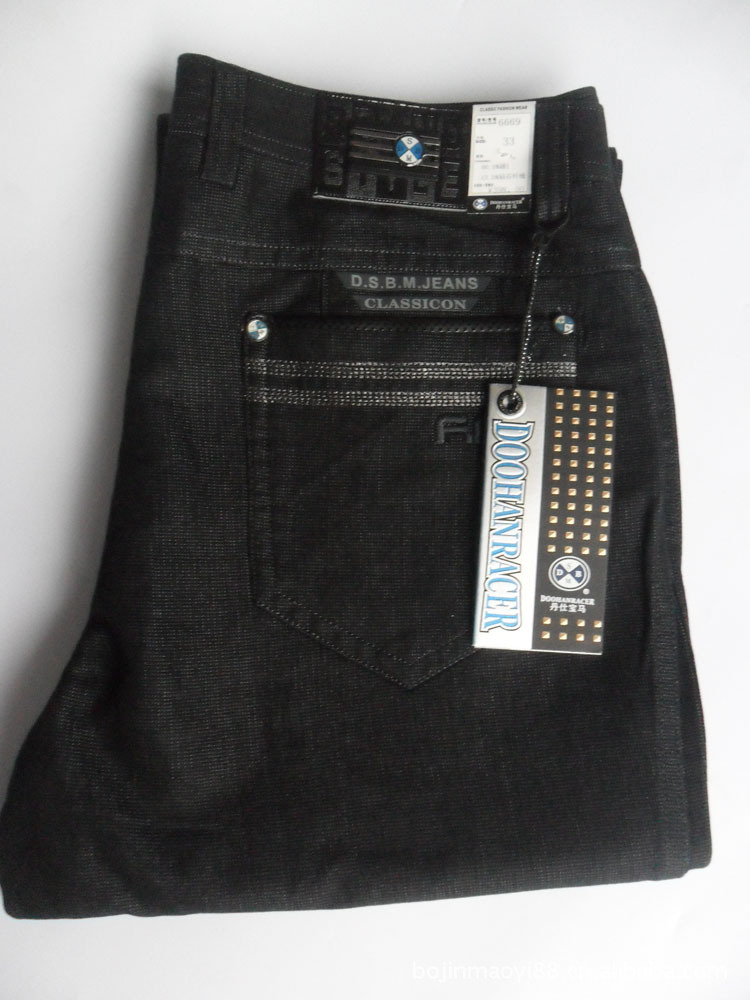 团批 现价132 原价398元 丹仕宝马 男士 休闲裤 修身 韩版裤子 132.