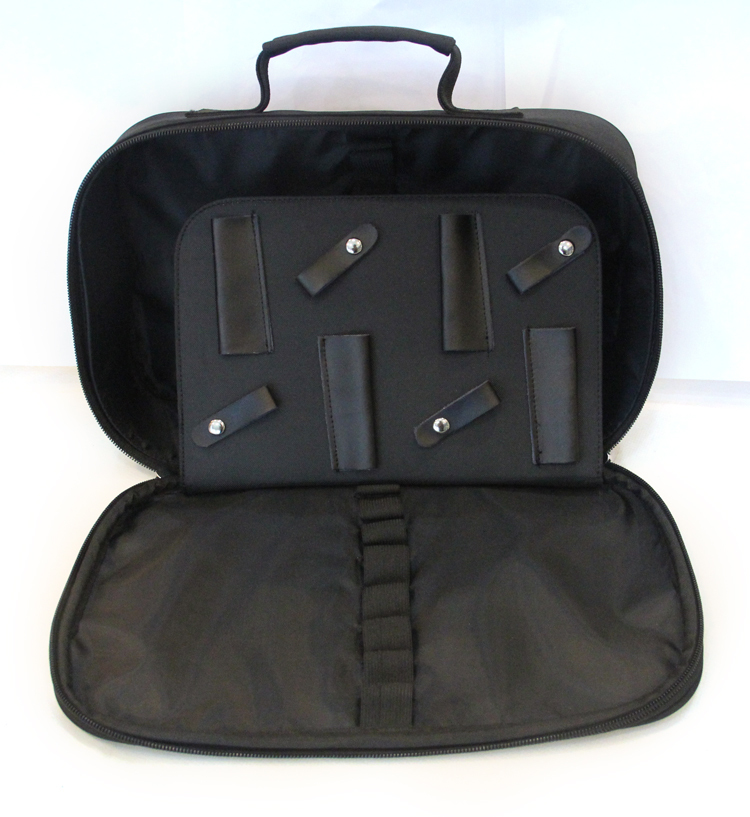 [供应]经典黑手提美发剪刀包 梳子包/美发工具包/理发剪刀包/实用大方