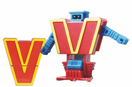 顺嘉玩具 字母金刚特惠装可变型的字母图片_5