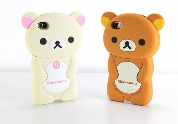 白菜党：轻松熊形状 iPhone4/4s 手机壳（5色可选）