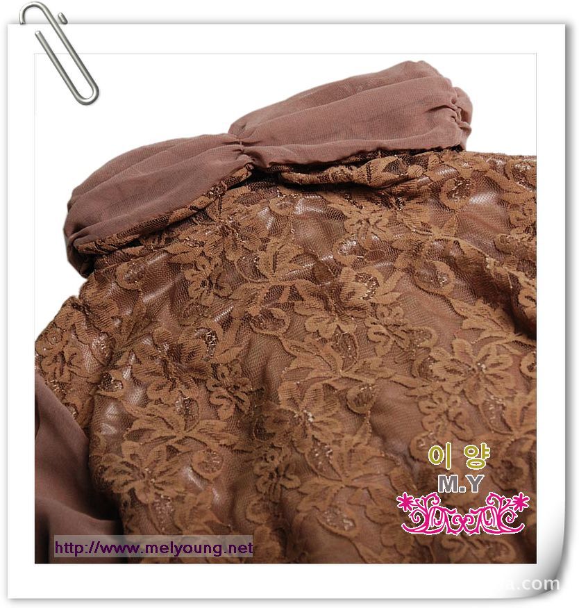 韩国复古蕾丝公爵领高贵连衣裙韩版ol连衣裙 85.00元/条