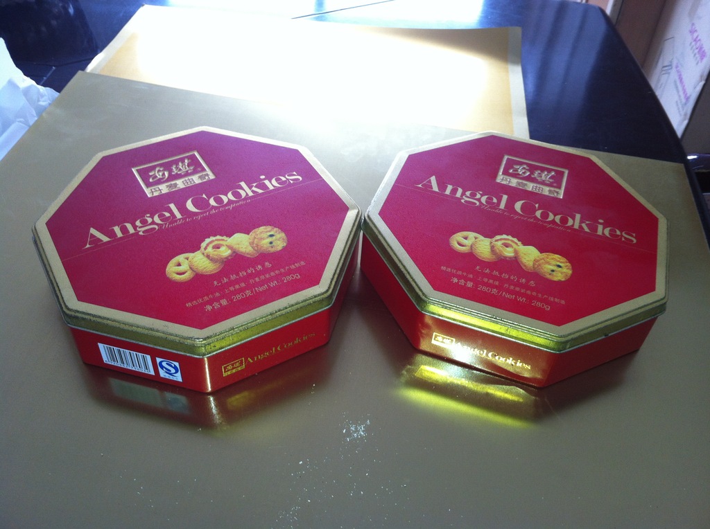 厂家供应 曲奇饼干盒 曲奇饼干铁盒 圆形饼干铁盒 饼干包装铁盒