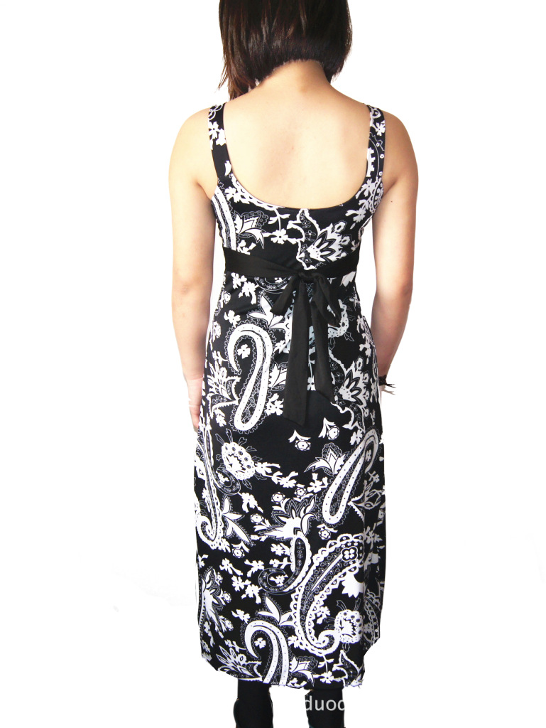 欧美风尾单女款莫代尔长裙女式韩版时尚波斯尼亚风格长裙 58.00,55.