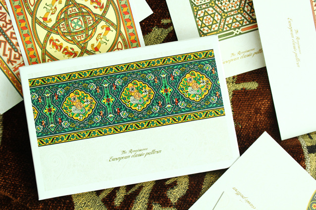 pm24 【韩国明信片】盒装明信片批发 mo-card 新款传统复古纹样图片