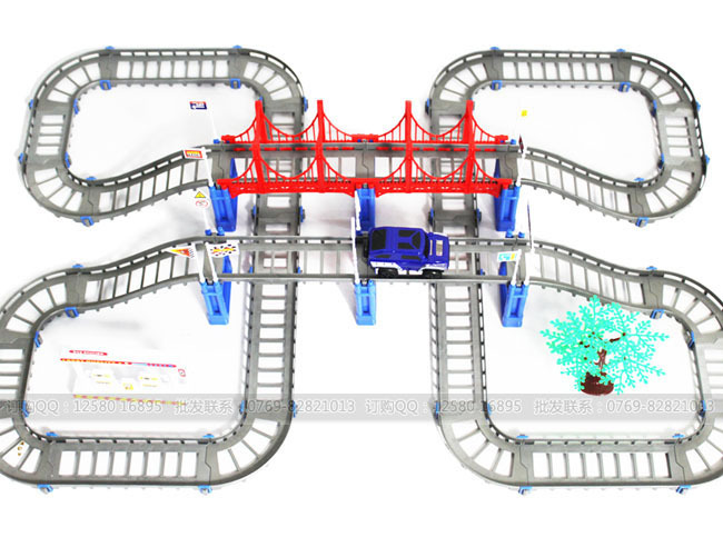 混批 电动玩具 托马斯轨道车 拼装模型 轨道玩具车6306