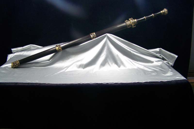 竹子剑 精模铜装 收藏馈赠 龙泉宝剑 纯手工打造 未开刃