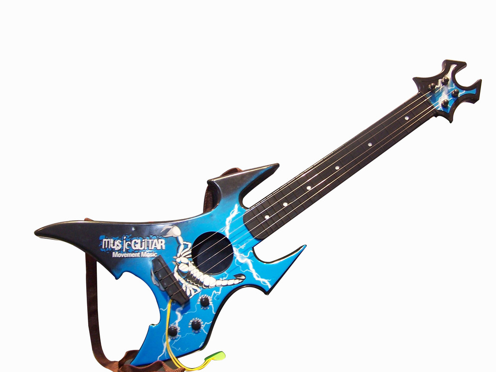 仿真玩具电吉他吉它 钢丝弦 可弹奏震动带伴奏音