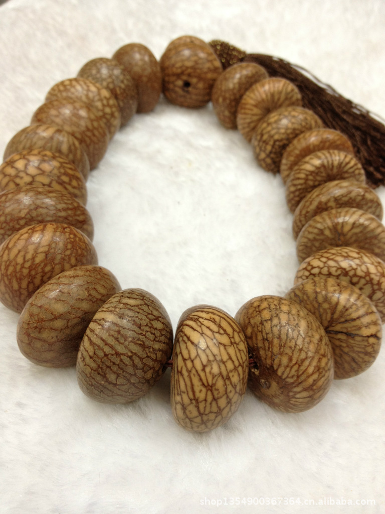 天然金丝果菩提子 血丝菩提 佛珠 念珠 手链