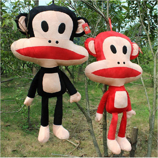 批发 大嘴巴猴腰枕 抱枕靠垫 车用护腰枕头减压腰靠 猴抱枕靠垫