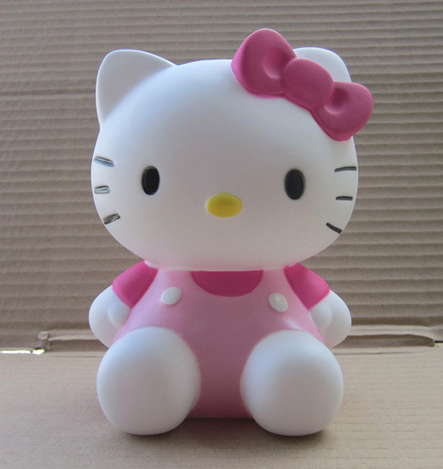 创意粉嬾hello kitty kt猫 凯蒂猫 存钱罐 储蓄罐 钱箱 直销