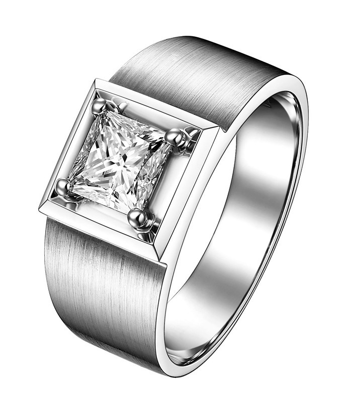 18k钻石男戒nj-002