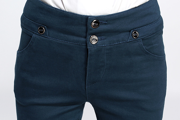 秋冬新品精品弹力棉女裤大码修身显瘦铅笔小脚裤子彩裤潮960