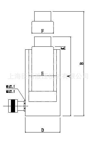 液壓缸5t10t液壓油缸液壓千斤頂油缸單動式分體柱塞千斤頂