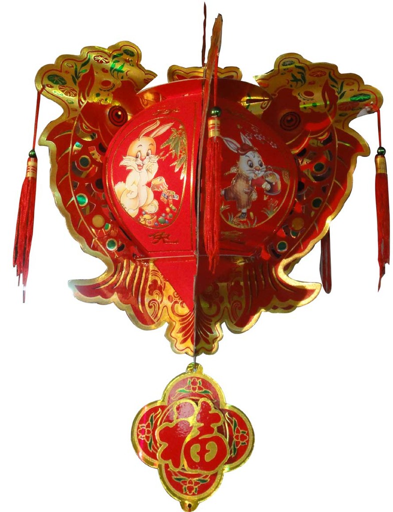 春节用品,龙凤宫灯图片_2