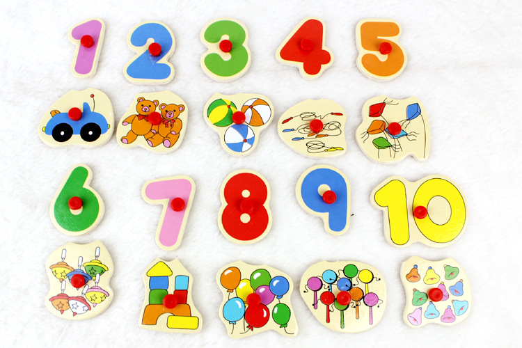 数字对应拼板 益智玩具批发