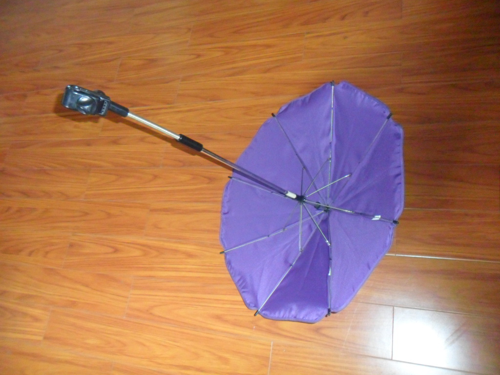 佳翔厂家直销14寸8k铁镀锌伞骨铁镀锌中棒夹具伞特色伞