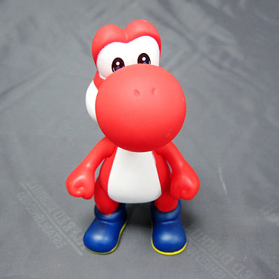 超级玛丽 超级马里奥 / 耀西 红色 挂件 搪胶 公仔 可批发