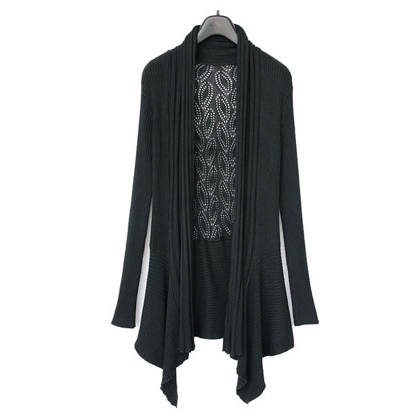 【2012新款】高品质精美女式弹力棉树叶花镂空长款披肩(图)