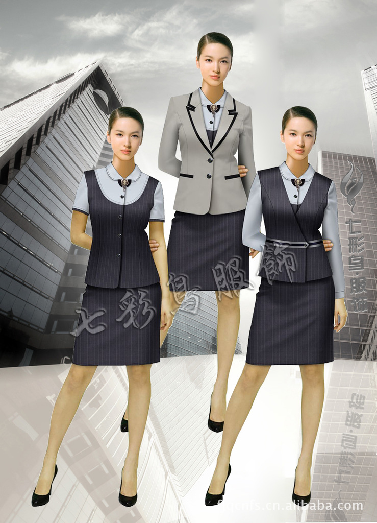 七彩鸟服饰供应夜总会等中高低档场所员工制服