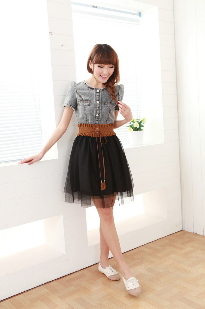 2012年夏季新款韩版女装时尚连衣裙批发佳泰制衣一件代发