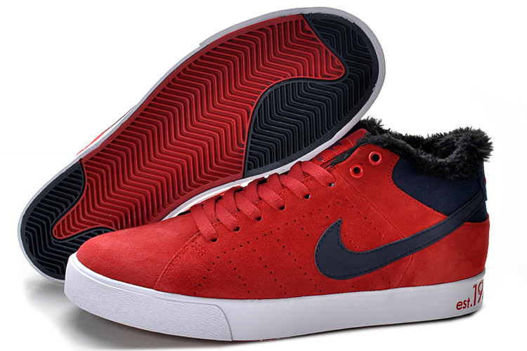 厂家直销 耐克运动鞋 nike 1972彩色版男女加毛板鞋休闲运动棉鞋