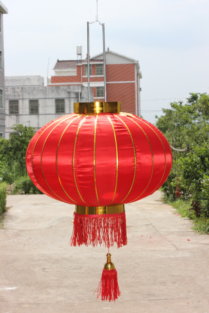 厂家供应八美锻绸布灯笼广告街道广场厅店面