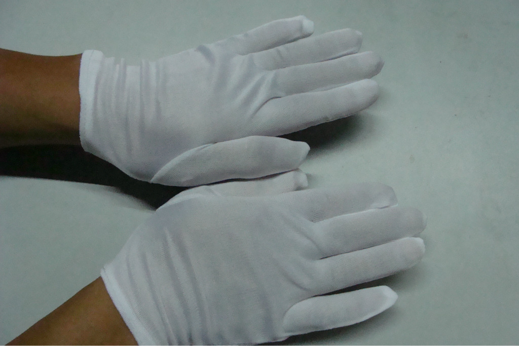 尼龙薄手套 作业手套涤纶手套晴纶