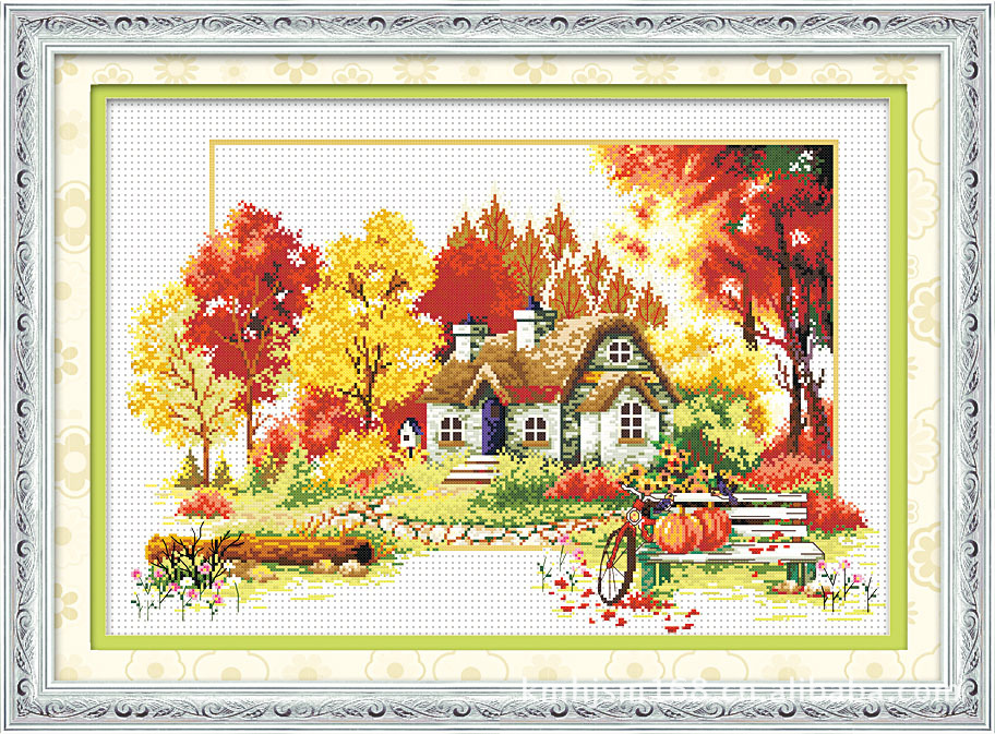 诚邀代理加盟虎君十字绣印花十字绣流光溢彩(中盒,小木)