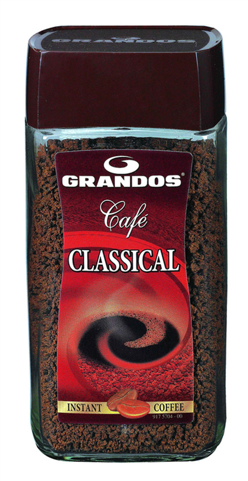 德国原装进口 格兰特经典速溶黑咖啡 100克 12瓶/箱