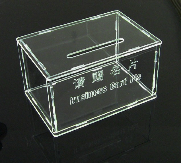 透明名片盒/请赐名片盒/广交会/展会名片盒/展览展销名片箱图片_1