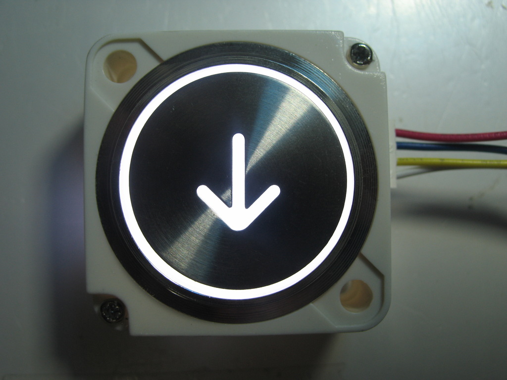 供应电梯 圆形 不锈钢 按钮 ( 可匹配各大品牌梯型)