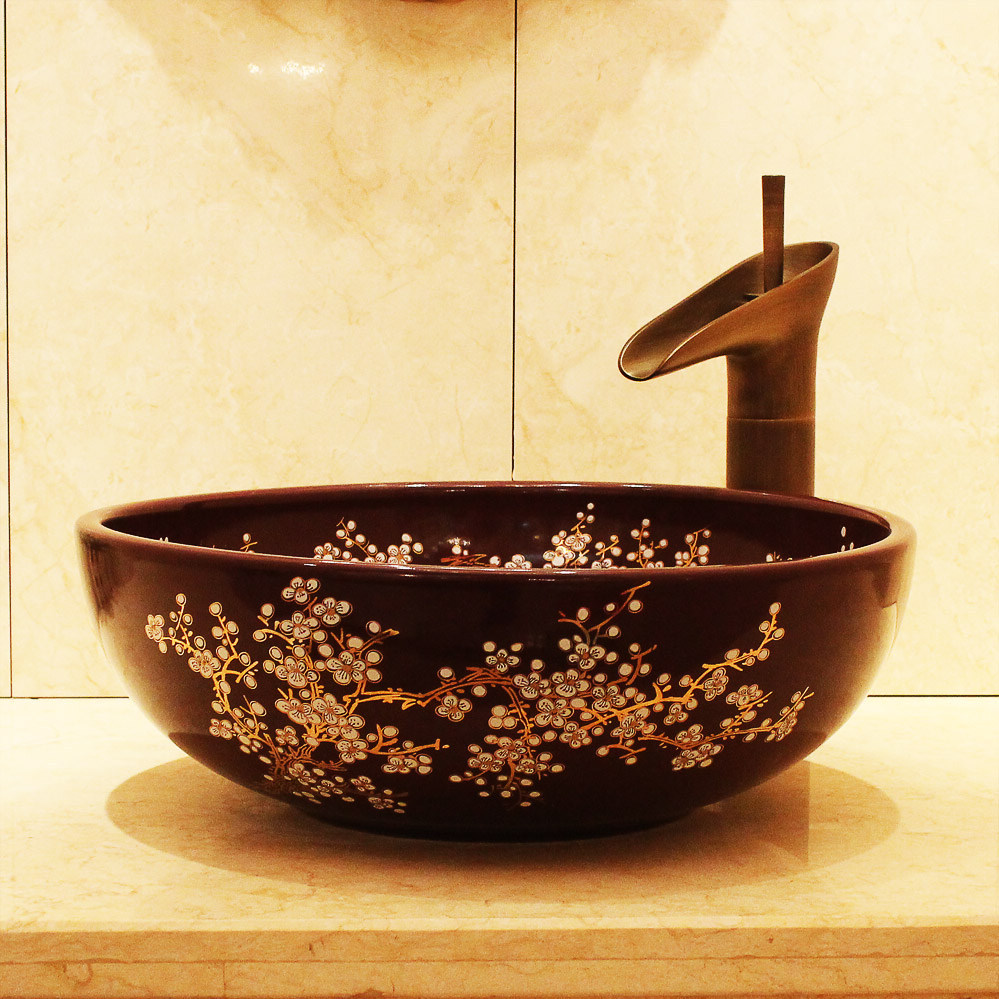 洗手盆 陶瓷卫浴洗脸盆池子005#  【商品编号】:艺术台盆佳美艺005