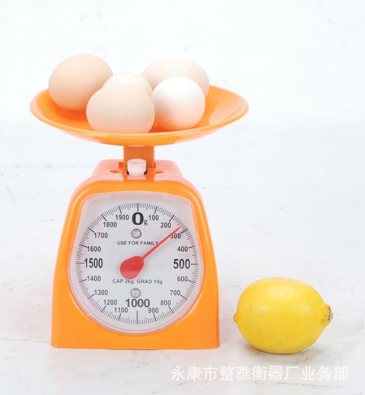 [永康市厂家供应]塑料度盘秤,机械厨房秤,厨房秤,食品秤,衡器