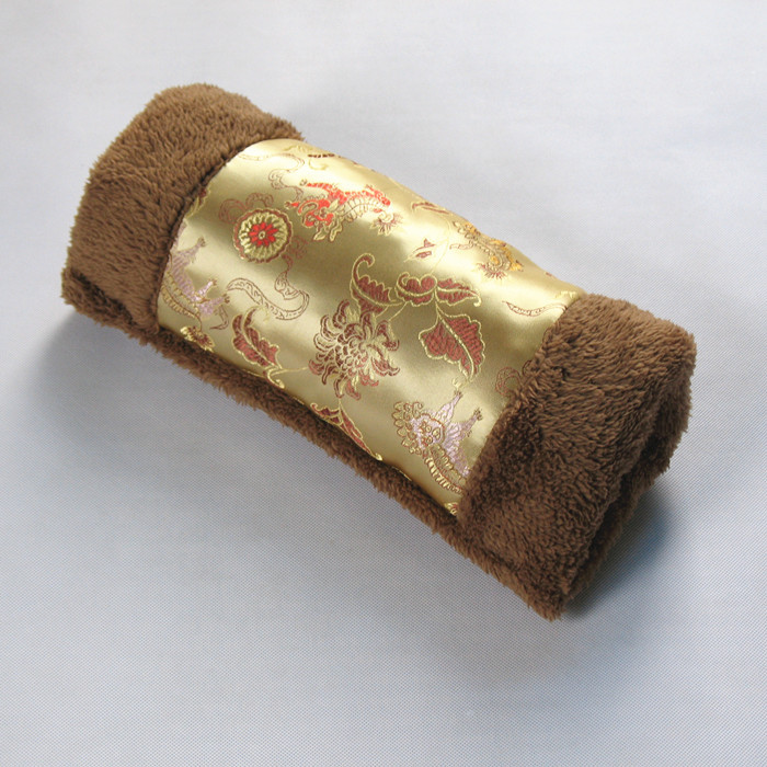 实体同步 乌镇暖手筒批发 缎面布面暖手筒 冬季热卖旅游纪念品