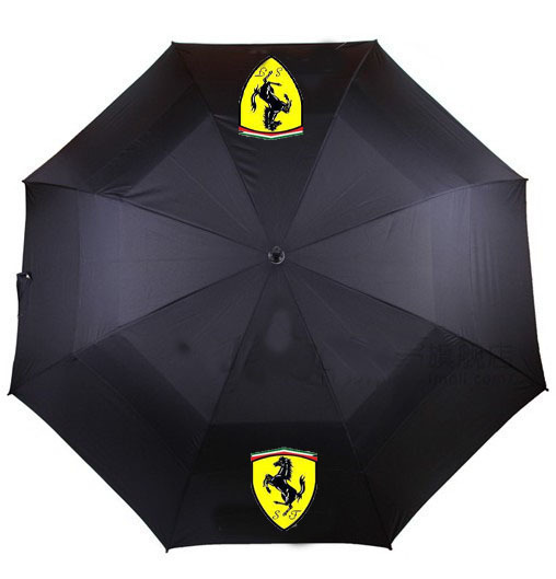 直杆广告伞 法拉利双层高尔夫