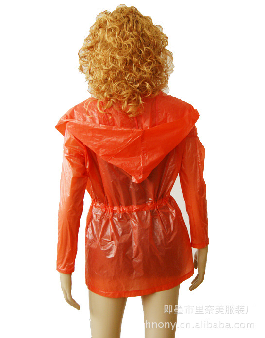 夏款女式 爆款 红色防雨绸 防晒衣 开衫