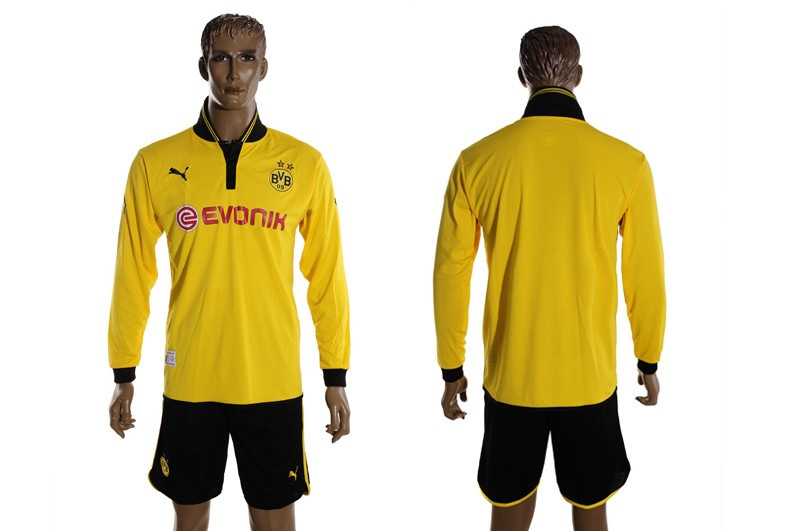 多特蒙德12-13球衣 长袖足球服 多特蒙德 球衣队服 比赛训练套装