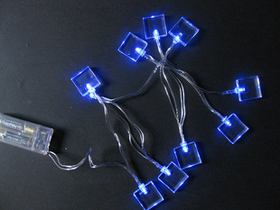 10l蓝色方块电池灯