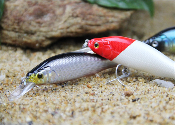 爱路亚渔具 路亚硬饵/拟饵,鱼饵/深水胖米诺10g vmc钩子