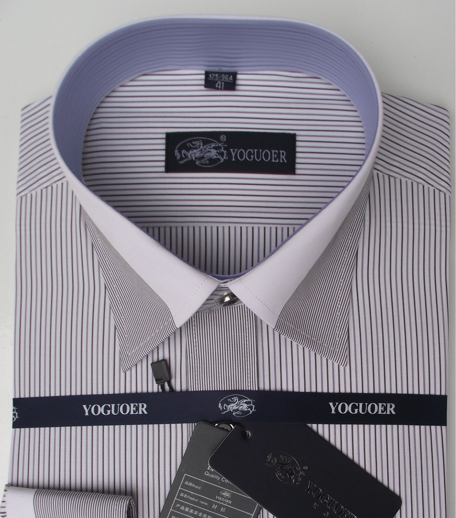 衬衫2237 免烫条纹男士衬衣 男式商务衬衣  【品牌】香港雅戈尔(中国)