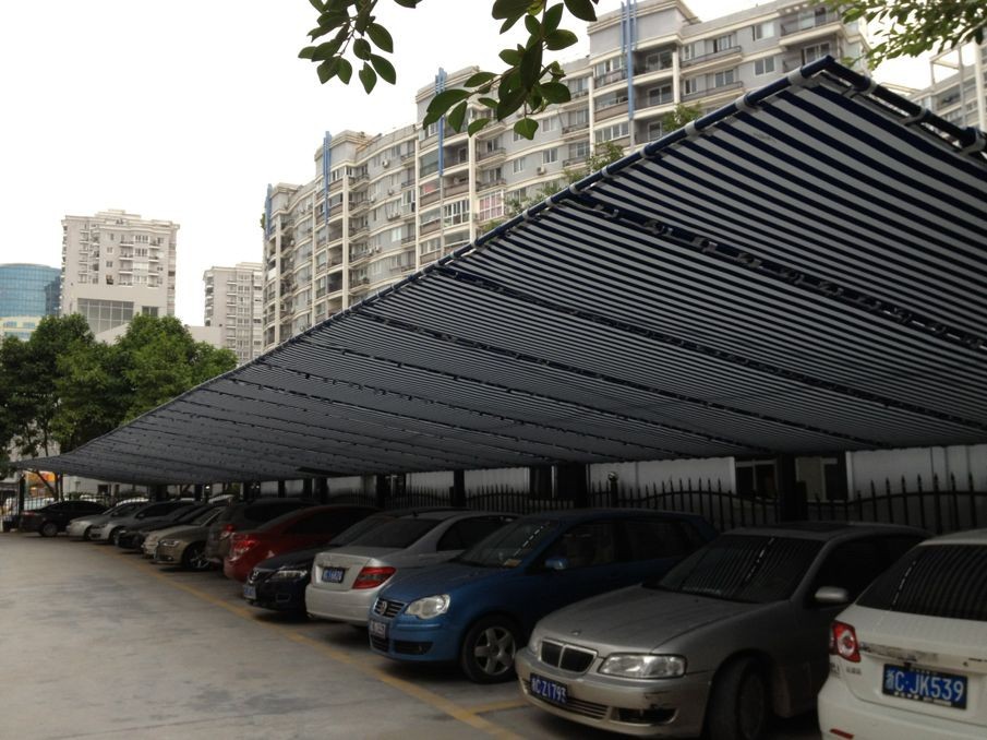 豪华气派别墅汽车停车棚-「停车棚/停车库」-马可波罗网