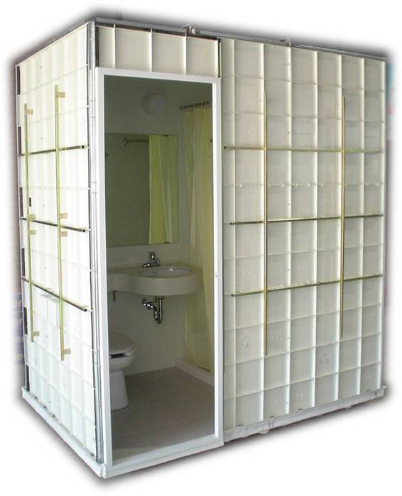 青岛科瑞德玻璃钢整体卫浴 适用于商务酒店 医院 学校等