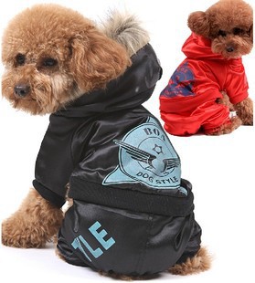 美国boa品牌狗狗衣服冬装泰迪比熊宠物衣服秋冬装四脚羽绒服