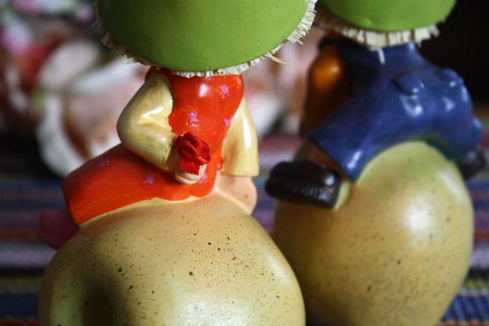 木偶 凤梨小娃娃 树脂工艺 家居摆件 情侣礼物 淘宝热销 批发