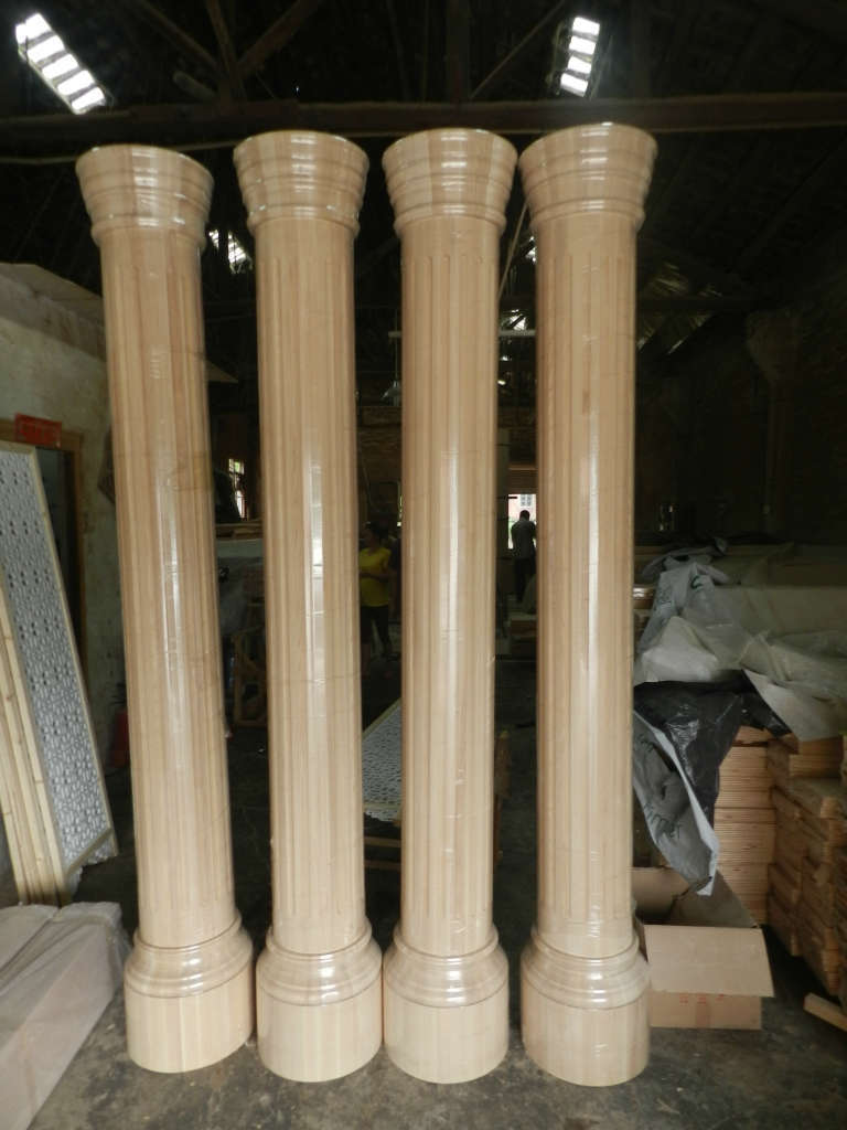 实木梯柱,罗马立柱,罗马木立柱,欧式木柱,实心罗马柱,装饰柱图片_1