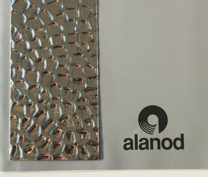 实地认证企业alanod德国安铝miro9/9026gp铝板94%反射率压花锤纹