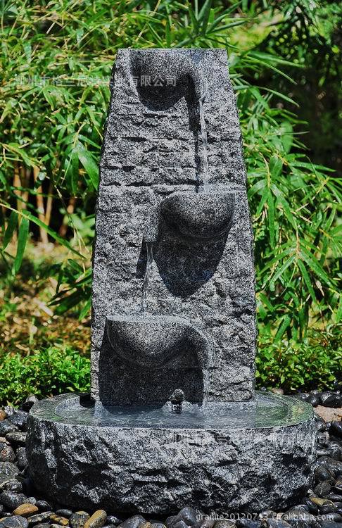 奥拓喷泉 室内摆饰 风水石雕 小型喷泉 茶艺摆饰 艺术石雕 石雕