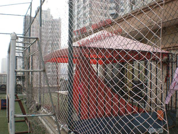 定制5mm粗锦纶绳8cm安全网户外护栏网楼梯护栏杆扶手防护网